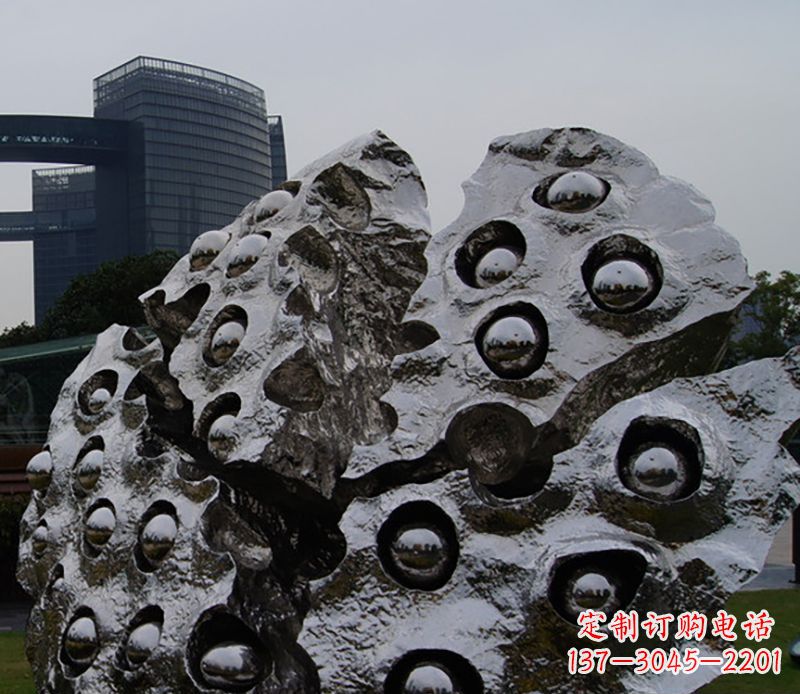 内江不锈钢莲蓬雕塑