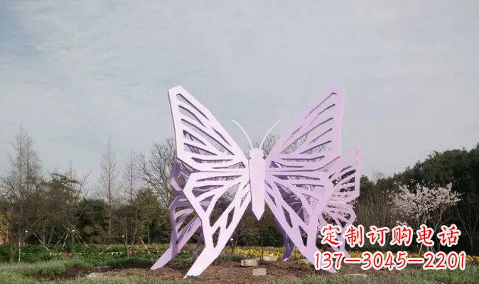内江不锈钢旅游区蝴蝶雕塑