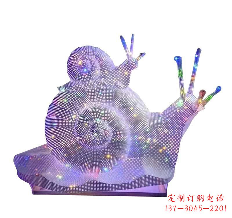 内江不锈钢蜗牛雕塑一件精美的艺术品