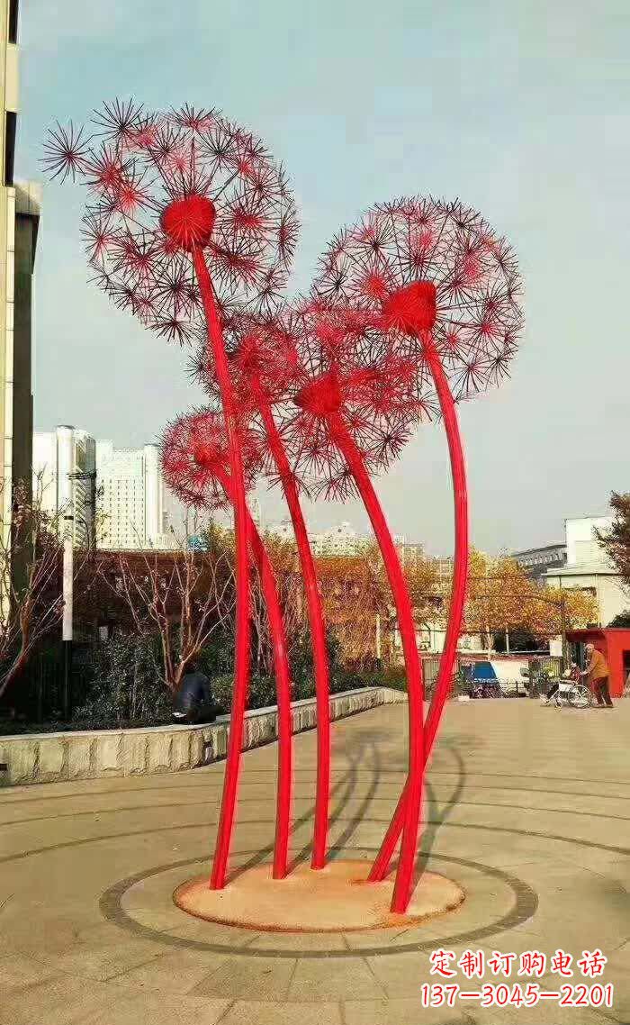 内江不锈钢蒲公英造型雕塑