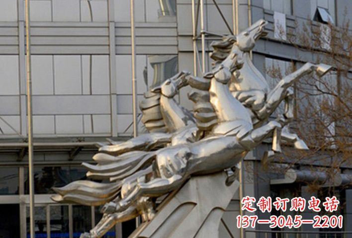 内江不锈钢马雕塑——精致的艺术瑰宝