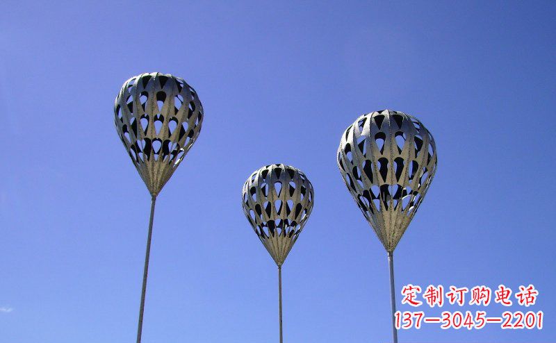 内江不锈钢气球雕塑把美丽带回大自然