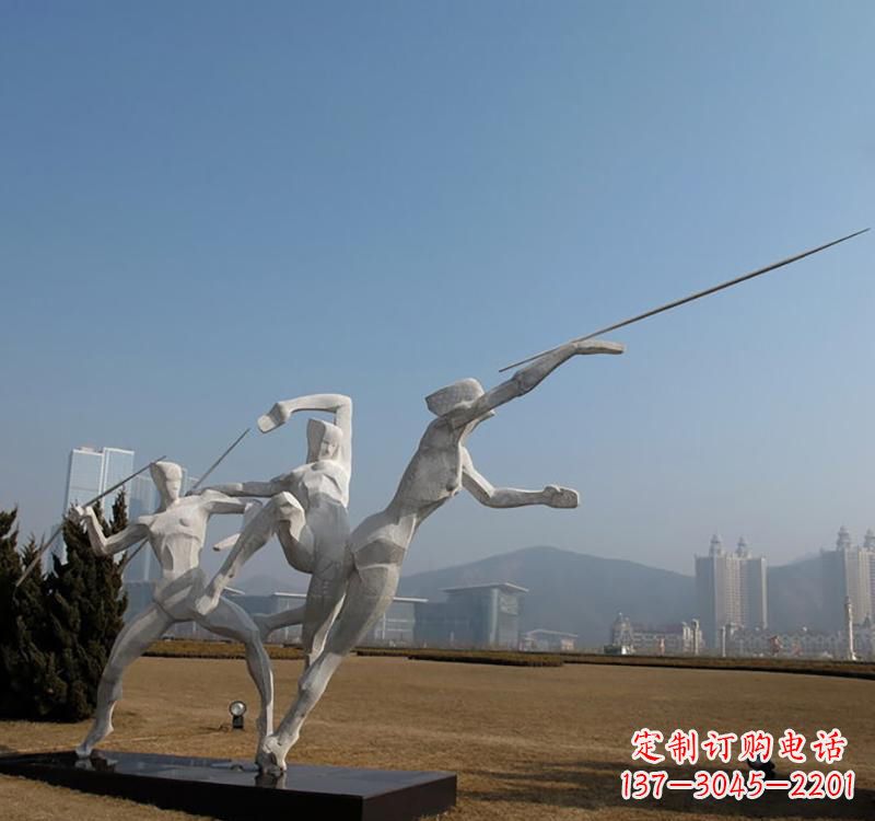 内江不锈钢标枪雕塑