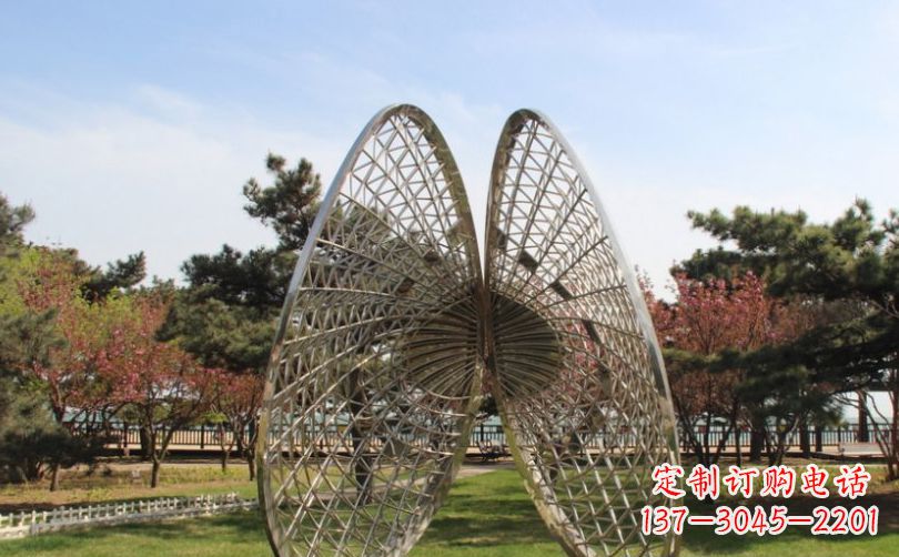内江不锈钢扇贝公园景观雕塑
