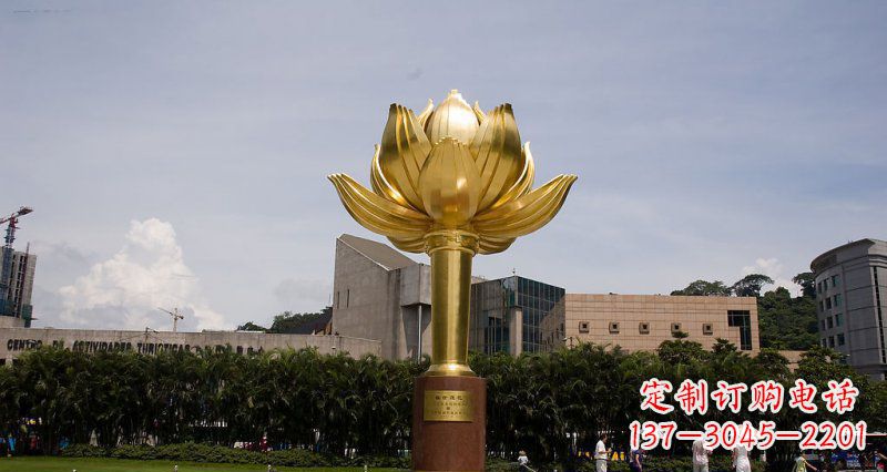 内江不锈钢莲花雕塑——精美的艺术品