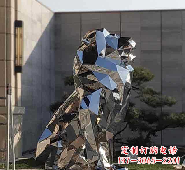 内江不锈钢狮子雕塑2