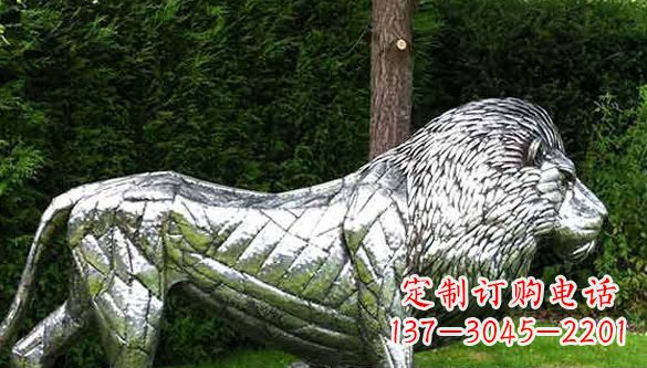 内江不锈钢狮子雕塑拥有经典古典风格