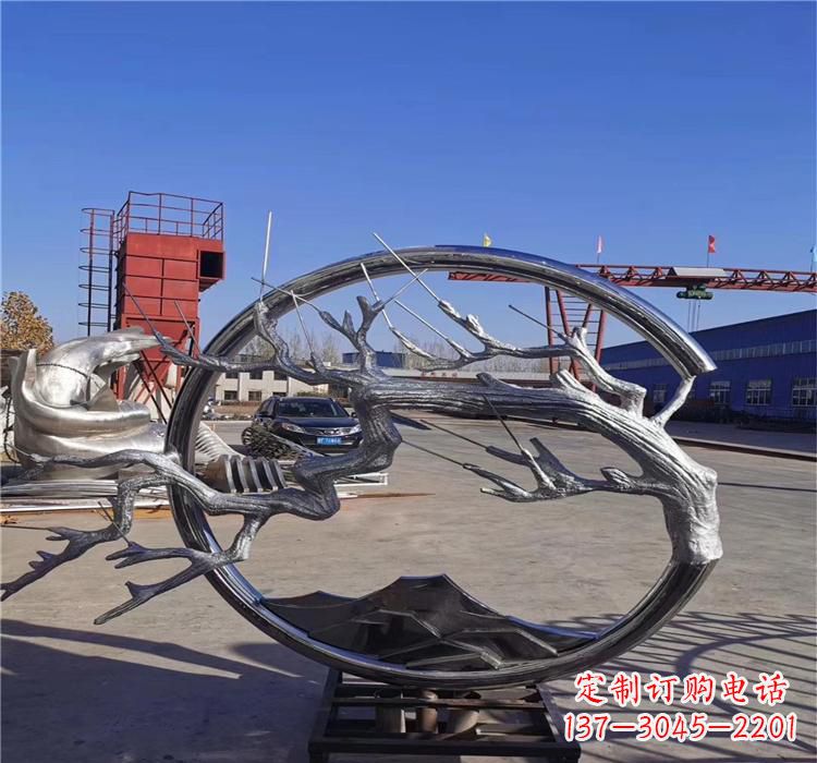内江不锈钢树枝雕塑艺术与自然的完美结合
