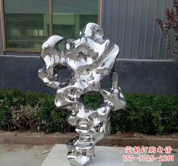 内江不锈钢水景太湖石雕塑