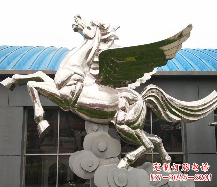 内江不锈钢踏云飞马——给城市带来动感与灵气