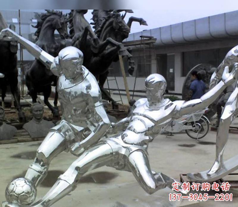 内江足球运动雕塑