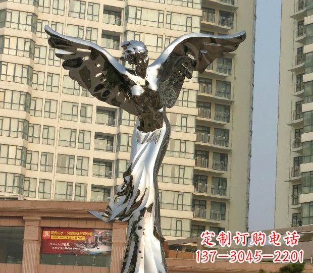 内江不锈钢天使雕塑