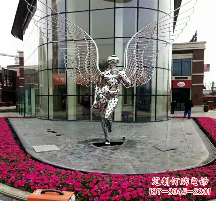 内江不锈钢天使雕塑2