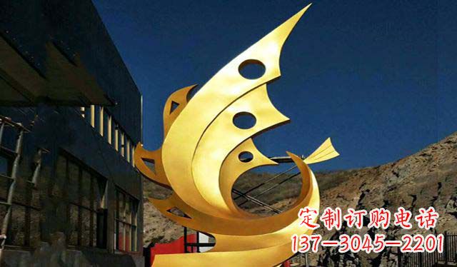 内江不锈钢铁艺凤凰雕塑精美绝伦