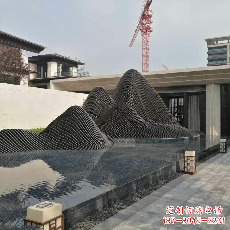内江不锈钢铁艺假山