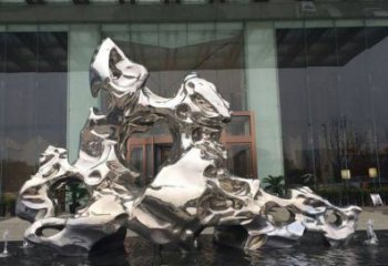 内江精美太湖石雕塑，不锈钢企业的杰作