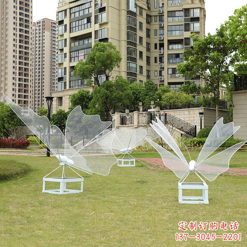 内江不锈钢铁艺蝴蝶精美雕塑艺术