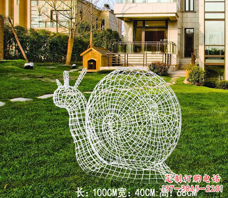 内江不锈钢蜗牛雕塑进化的象征