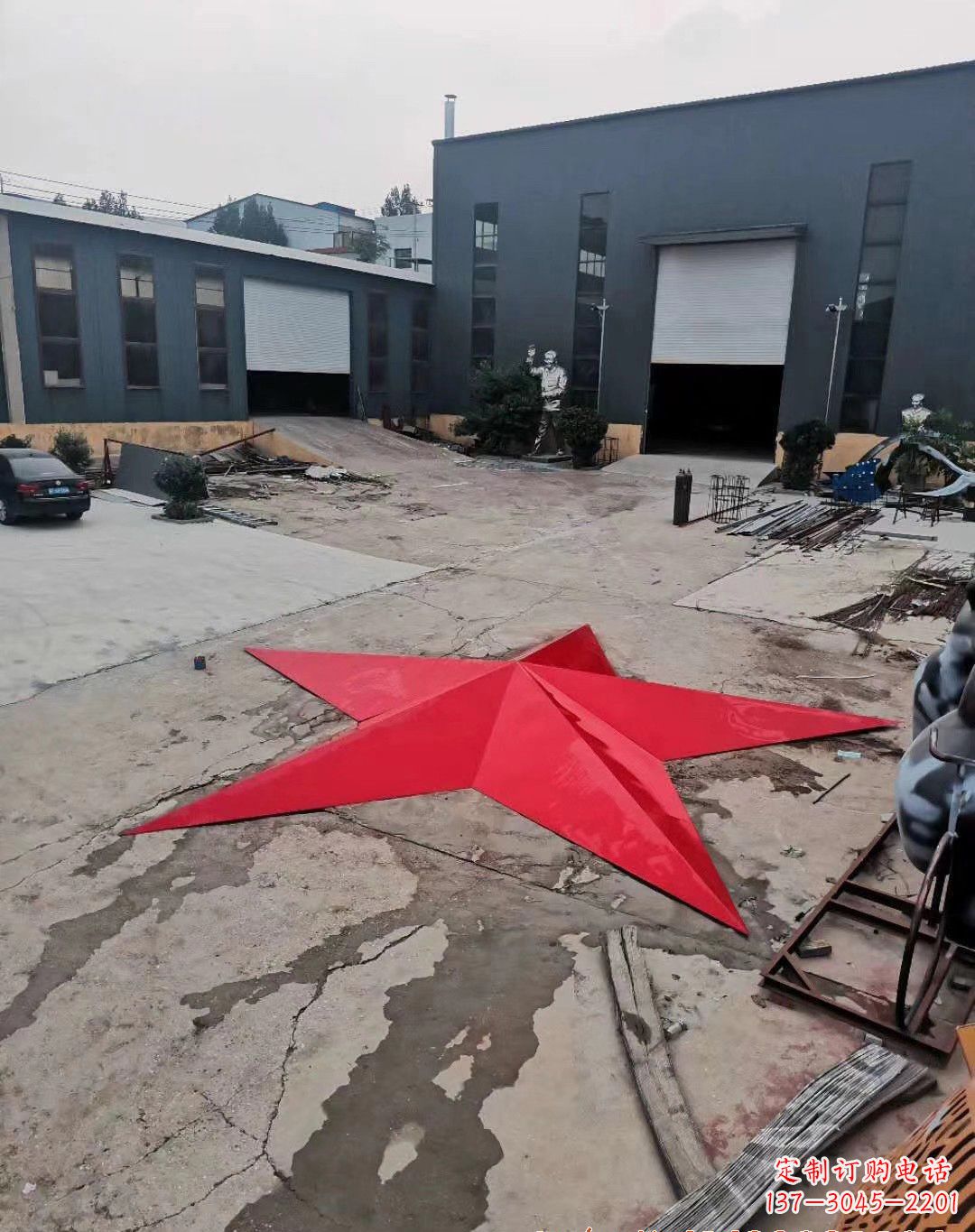 内江五角星的魅力不锈钢景观雕塑