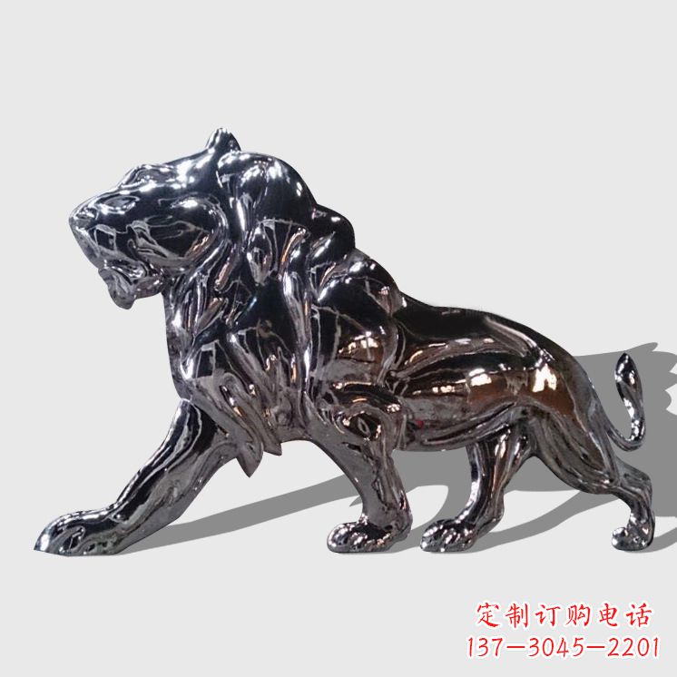 内江不锈钢西洋狮子雕塑