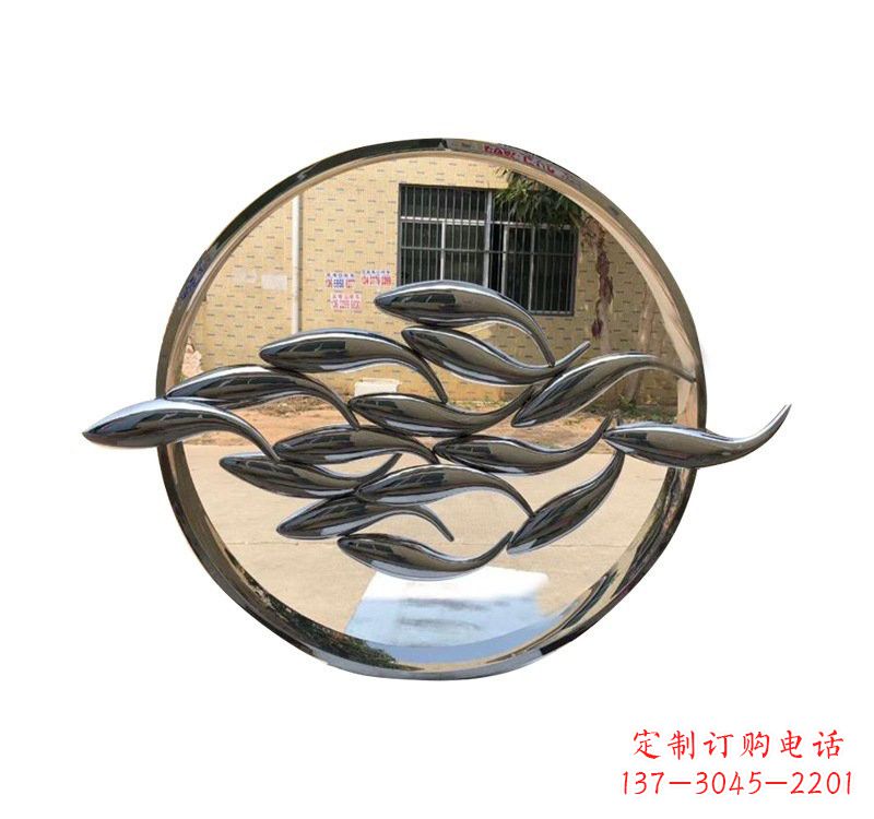 内江不锈钢圆环雕塑精美完美的艺术之作