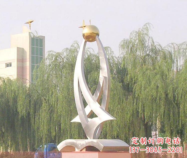 内江铭记校园美好——不锈钢书籍雕塑