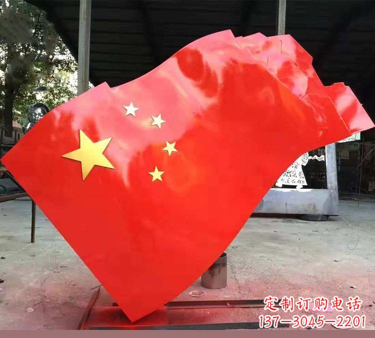 内江不锈钢校园五星红旗雕塑——传承红色基因,缅怀烈士