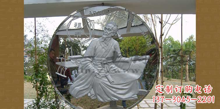 内江青铜像祖冲之雕塑