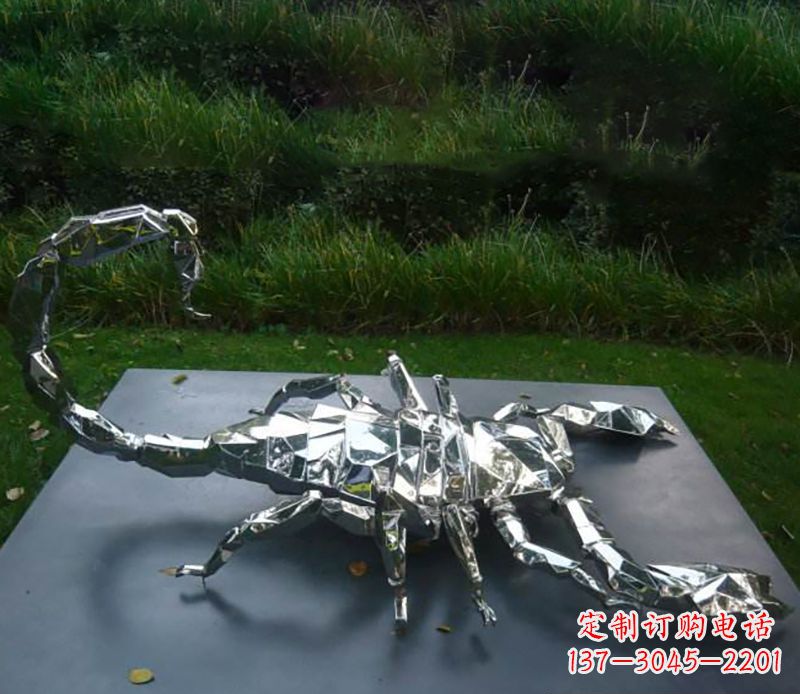 内江不锈钢蝎子雕塑
