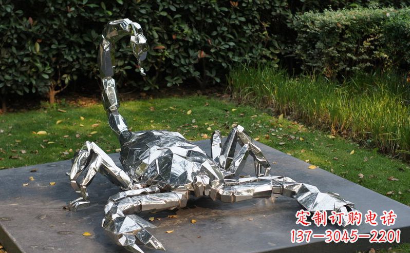 内江不锈钢蝎子雕塑