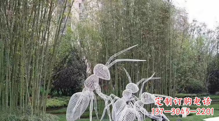 内江不锈钢艺术蚂蚁雕塑