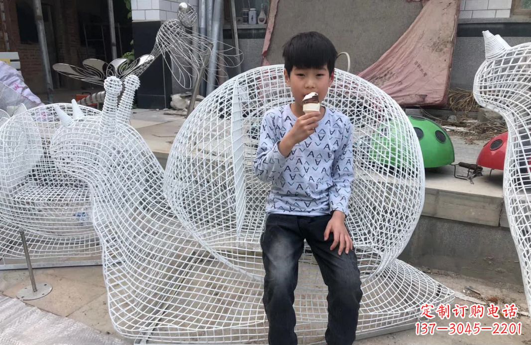 内江精美不锈钢蜗牛雕塑