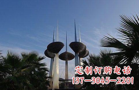 内江不锈钢避雷针雕塑精致静谧的安全保护