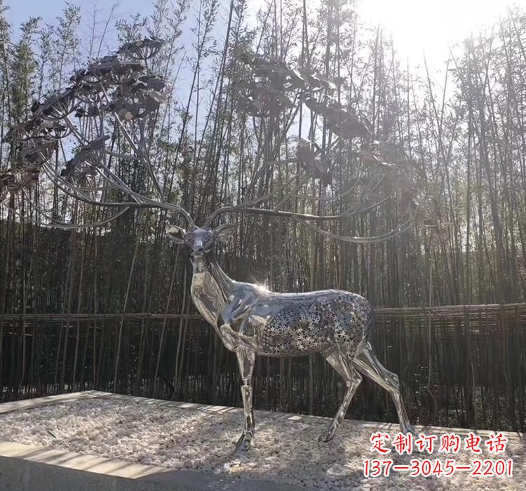 内江不锈钢动物雕塑精美的艺术作品
