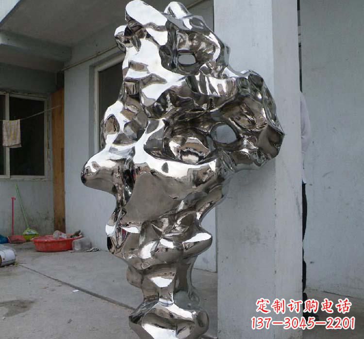 内江太湖石雕塑精美绝伦的不锈钢园林景观