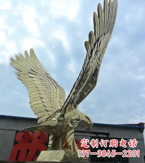 内江不锈钢雄鹰展翅蓝天