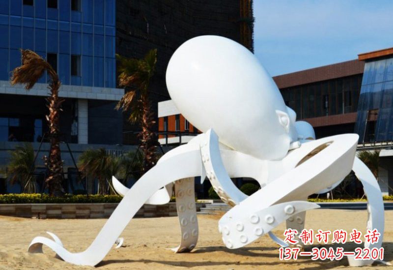 内江精美的不锈钢章鱼雕塑