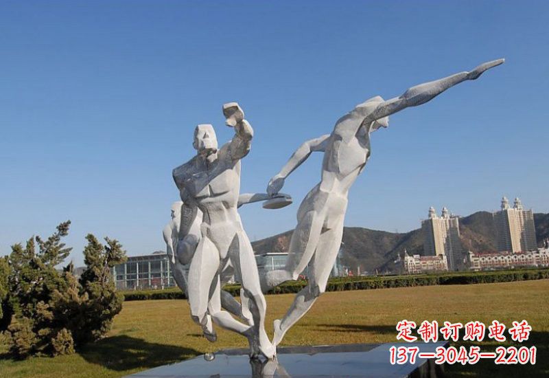 内江不锈钢掷铁饼运动员雕塑