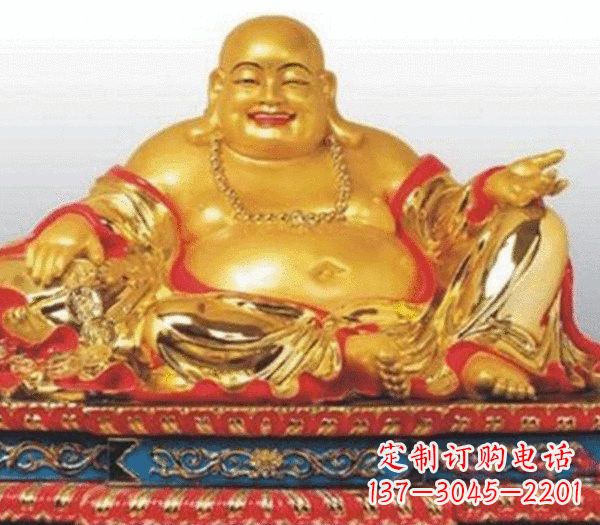 内江弥勒佛铜雕的精美