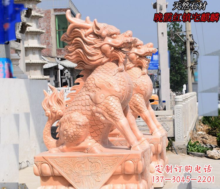 内江麒麟雕塑——美丽的晚霞之赞