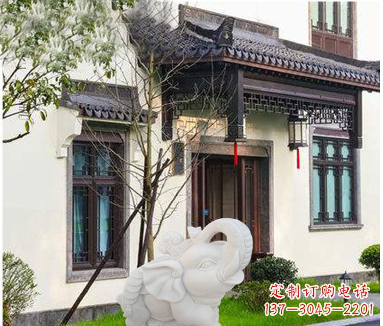 内江小象招财石雕——引领幸福的钥匙
