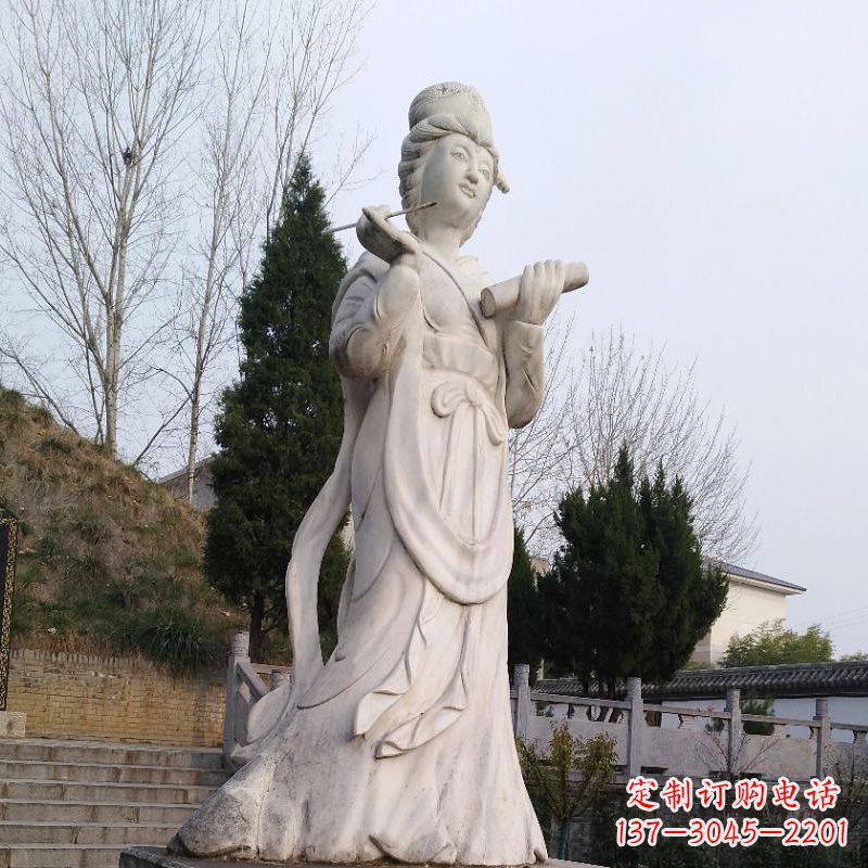 内江精美雕塑勾勒出蔡文姬传奇