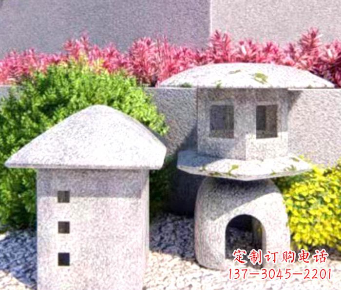 内江草坪大理石雕塑石灯