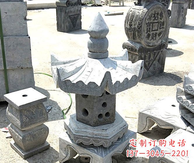 内江美丽的草坪大理石雕塑石灯