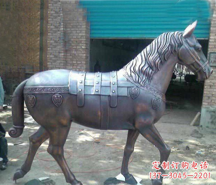 内江马铜雕塑传递草原动物的非凡魅力