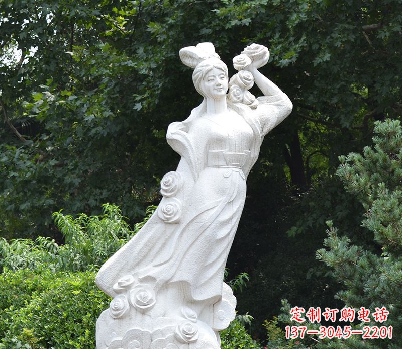 内江嫦娥奔月石雕绝美之作