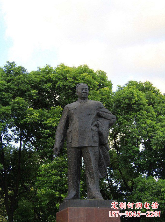 内江陈毅近代名人铜雕