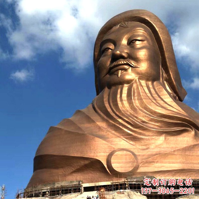 内江成吉思汗的传奇——大型头像雕塑