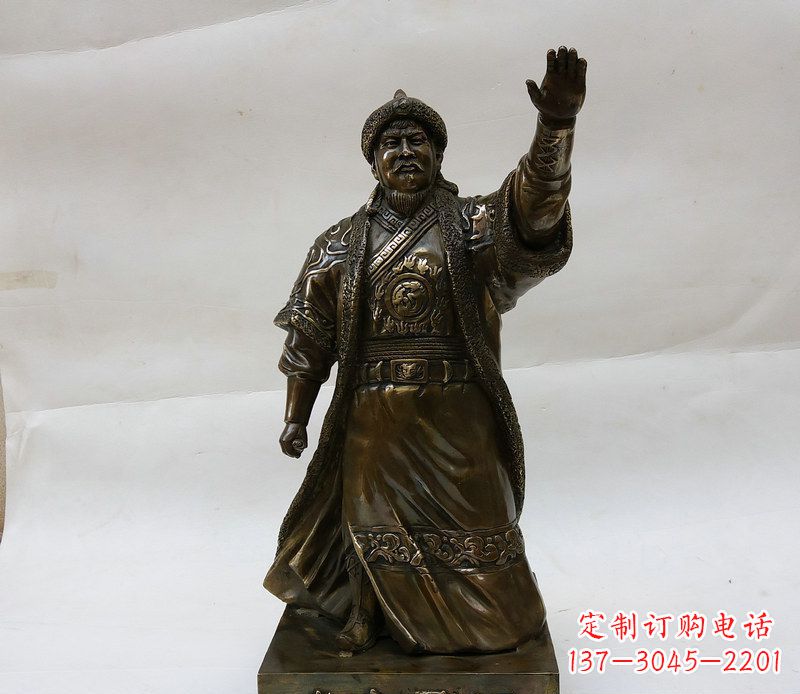内江成吉思汗人物铜雕112