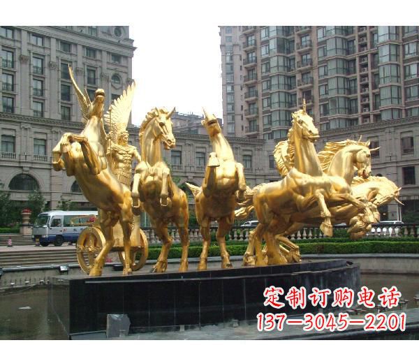 内江阿波罗的象征——青铜雕塑